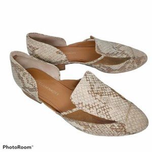 Rebecca Minkoff Snakeskin Print Flats Sz 8